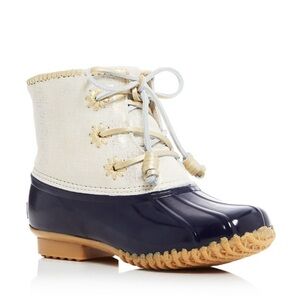 Jack Rogers Women’s Chloe Duck Boot - Leather/Rubber Fleece Lining Boot Size 8.0